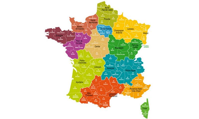 Panorama économique des 13 futures régions française