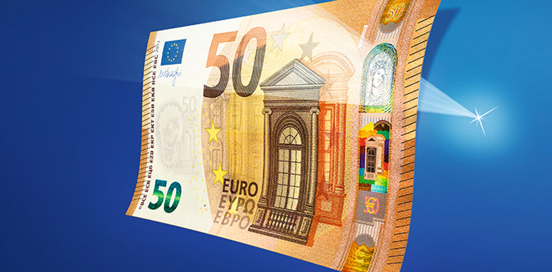 Voici le nouveau look du billet de 50 euros 