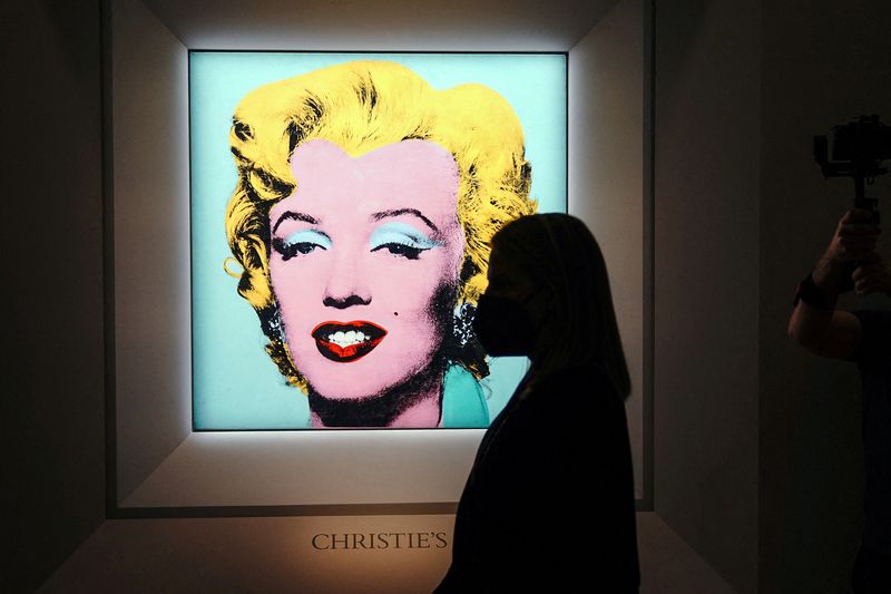 Le portrait de Marilyn Monroe par Andy Warhol vendu aux enchères à 195 million de dollars