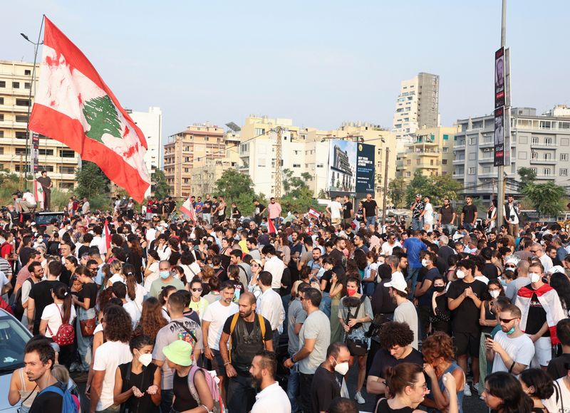 Liban : Manifestation à Beyrouth au deuxième anniversaire de l'explosion dans le port