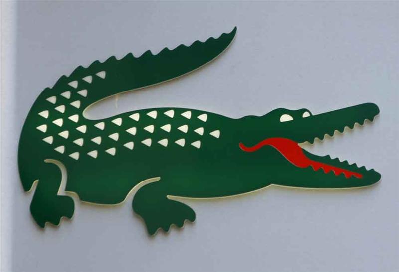 Le crocodile Lacoste croqué par le suisse Maus Frères