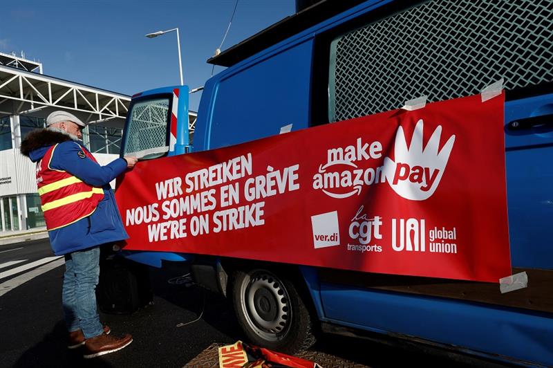 Amazon : les salariés à travers le monde appelés à la grève pour le Black Friday